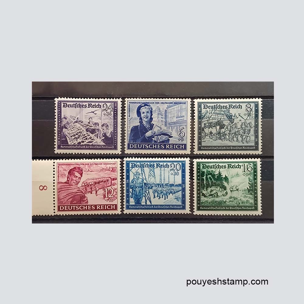 Storra-2-d0001 تمبر رایش سری 6 عددی خیریه 1944 - تصویر 1