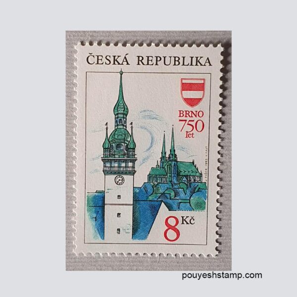 تمبرچکسلواکی شهرهای تاریخی 1993