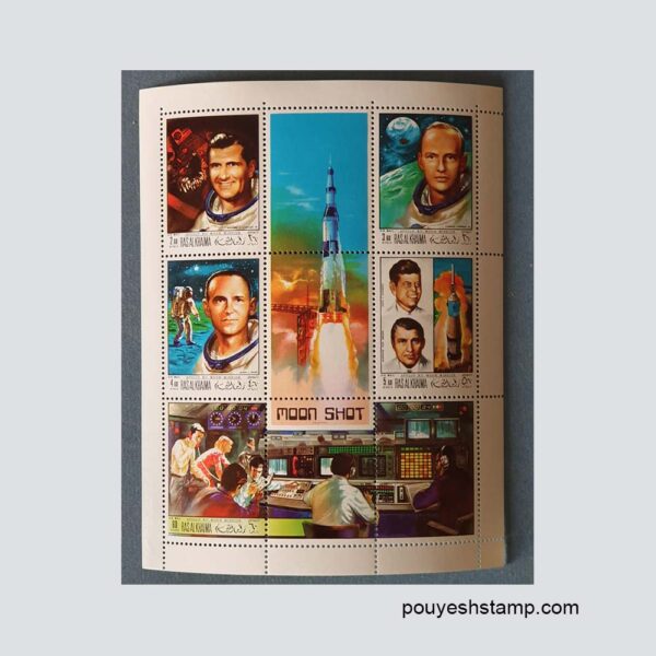 فروش ویژه تمبر شیخ نشینهای امارات شیت شیت فضانوردی