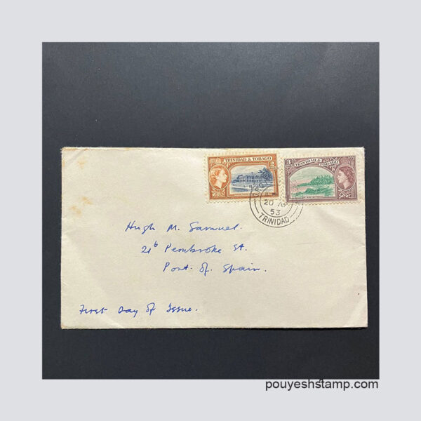 پاکت آنتیک ملکه 1953