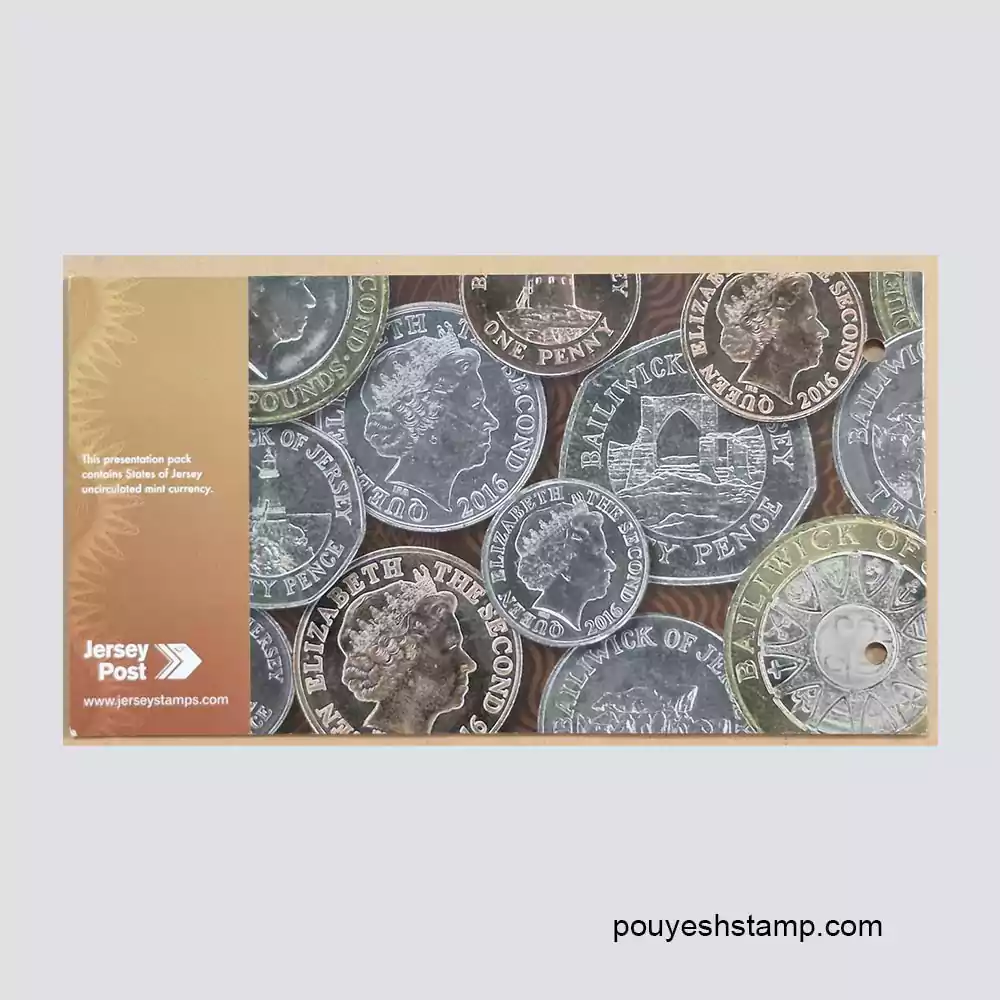 1 copy ست سکه جرزی | مجموعه کامل ۱ پنی تا ۲ پوند – Jersey Post - تصویر 1