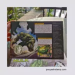 پاکت مهر روز مدال‌دار مارول انگلستان ۲۰۱۹ | هالک – Royal Mail Marvel Hulk Medal Cover - تصویر 3