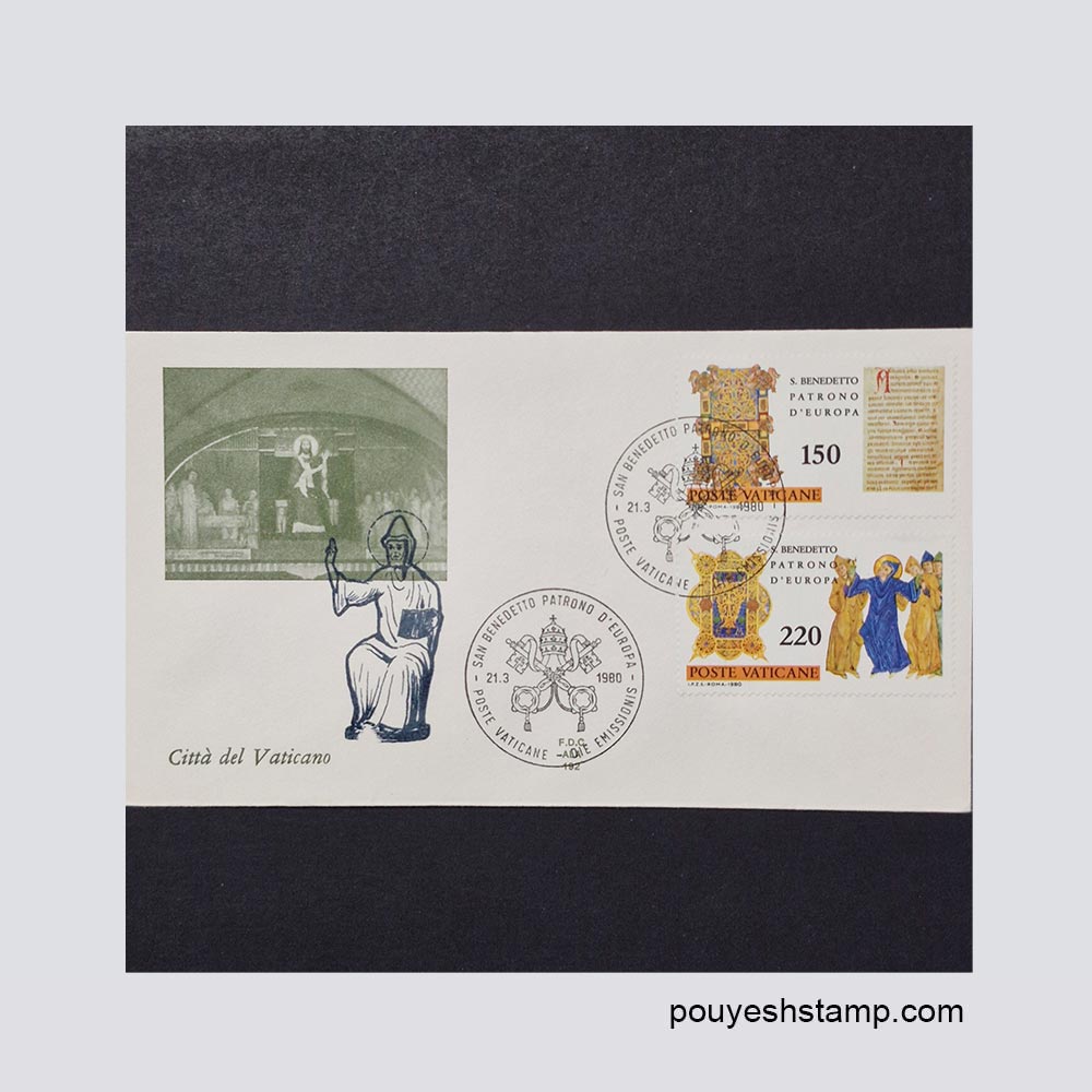 48 پاکت مهرروز واتیکان_قدیسین 2 1980 - تصویر 1